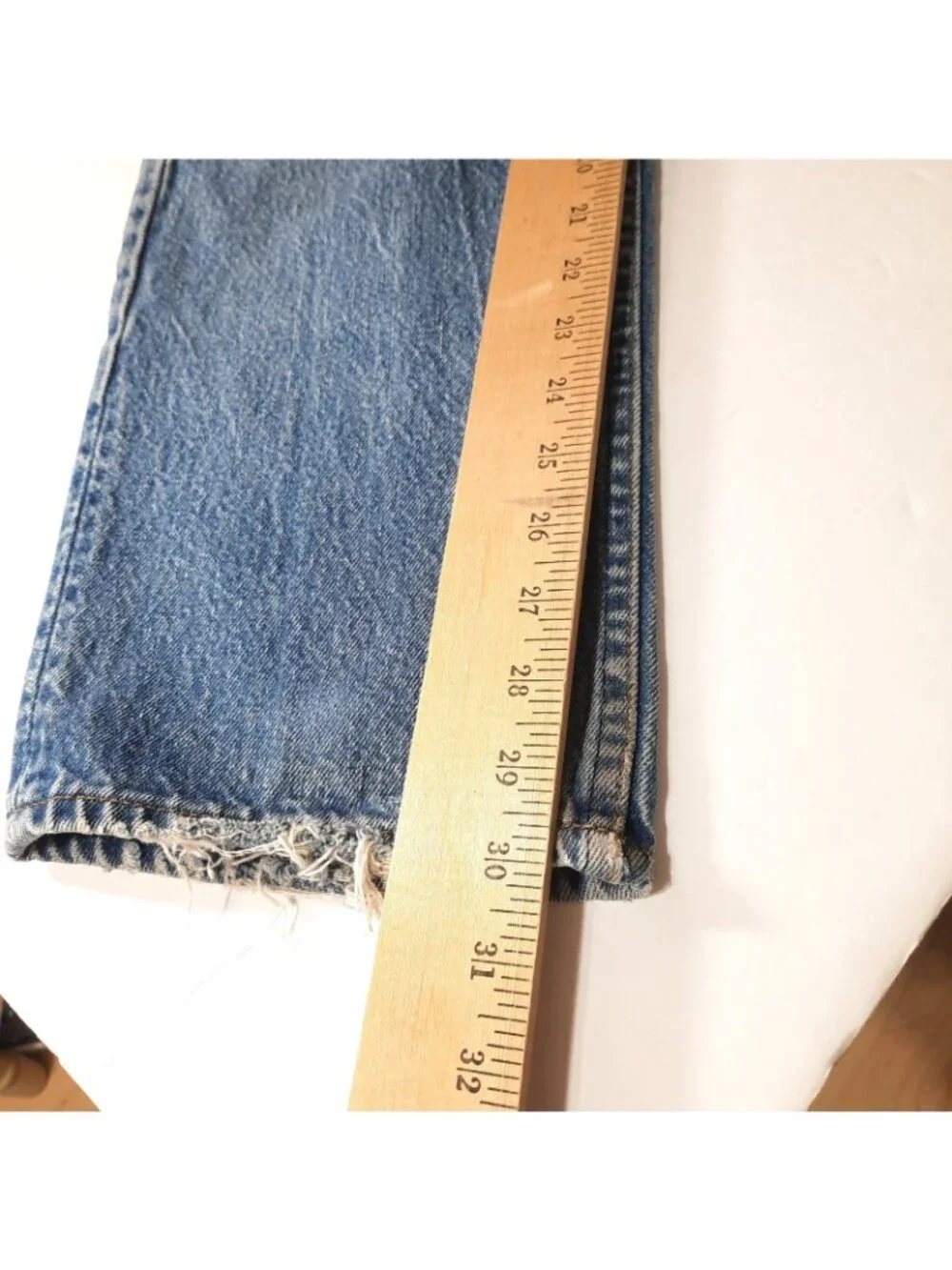 Vintage Levis Jeans Mens 34x30 (Fits 30x30) 501 Distressed Faded USA 80s 1985